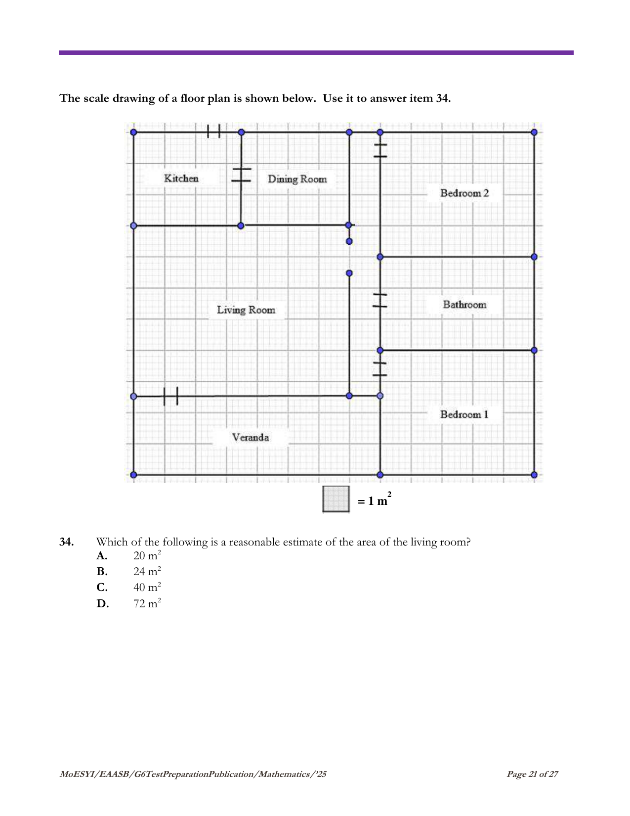 Stimulus for question 34